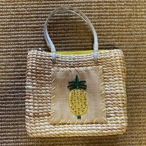 Woven Pineapple Purse